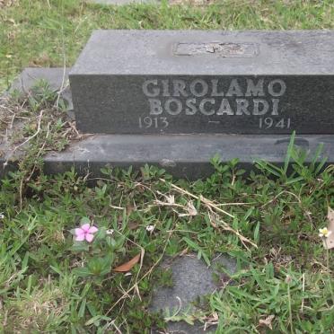 BOSCARDI Girolamo 1913-1941