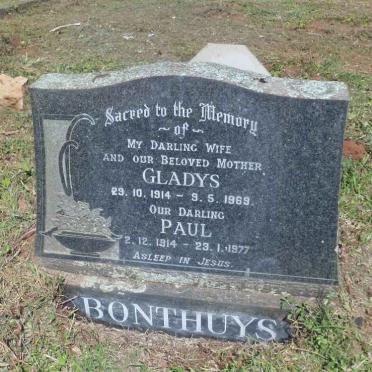BONTHUYS Paul 1914-1977 &amp; Gladys 1914-1969