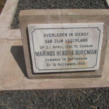 BORGMAN Marinus Hendrik 1900-1941