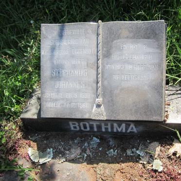 BOTHMA Stephanus Johannes 1930-1980