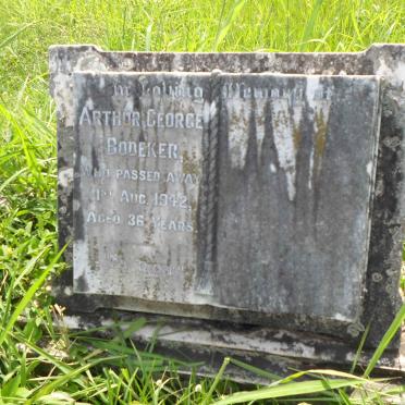 BODEKER Arthur George -1942