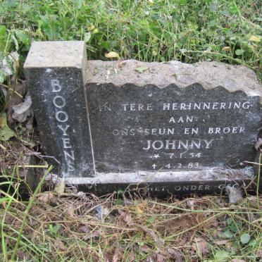 BOOYENS Johnny 1954-1983