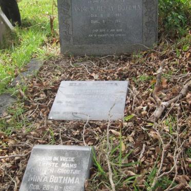 BOTHMA Andrew Henry 1889-1961 &amp; Mina 1896-1982 :: JANSEN VAN RENSBURG Ella Sylvia 1922-2000