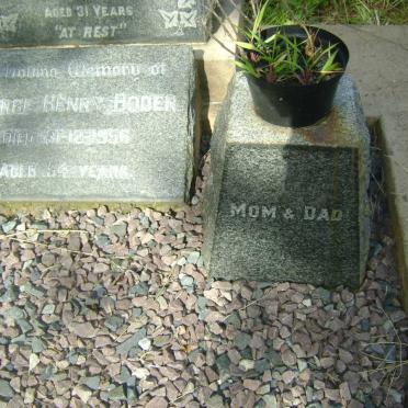 BODEN George Henry -1956 &amp; Ivy HEADLEY -1939 