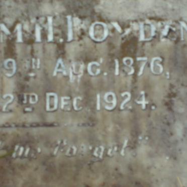 BOYDEN William H. 1876-1924