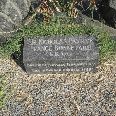 BONNETARD Nicholas Patrick France 1907-1969 &amp; Madeleine 1912-1978