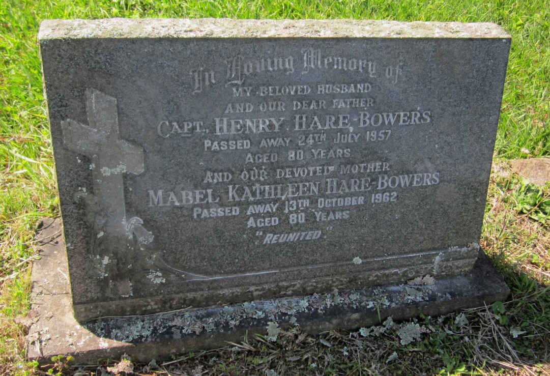 BOWERS Henry, HARE -1957 &amp; Mabel Kathleen -1962