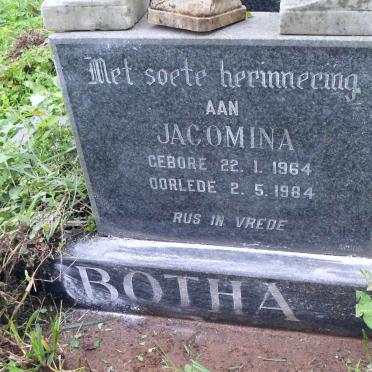 BOTHA Jacomina 1964-1984