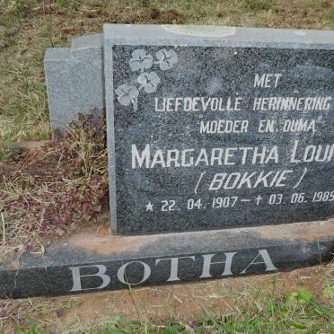 BOTHA Margaretha Louisa 1907-1989
