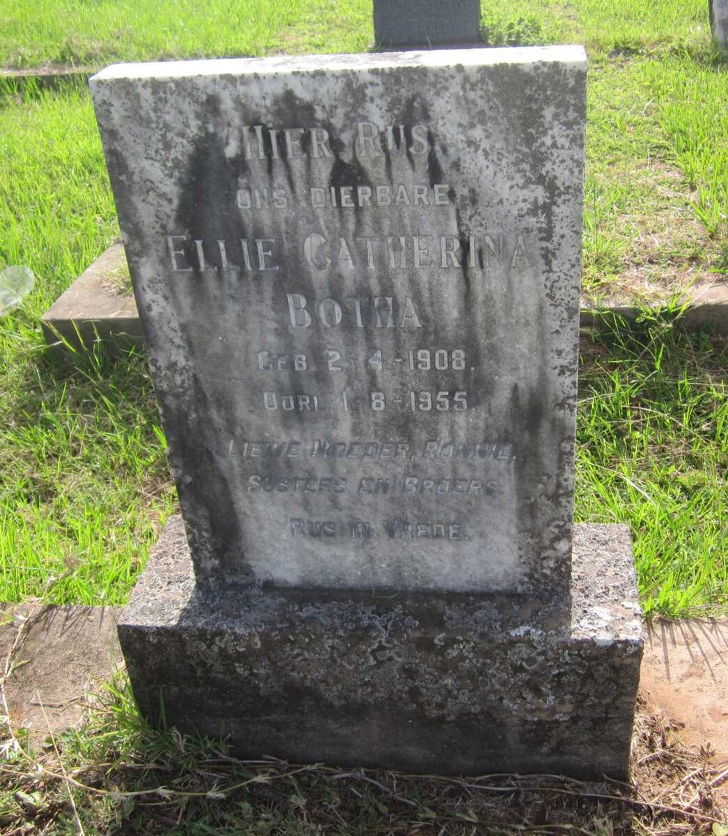 BOTHA Ellie Catharina 1908-1955