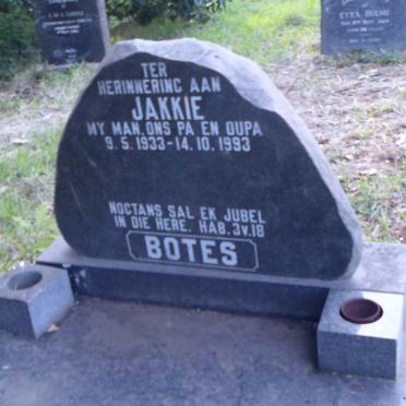 BOTES Jakkie 1933-1993