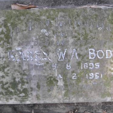 BODE Karel W.A. 1895-1961