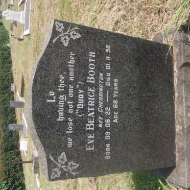 BOOTH Eve Beatrice nee CHERRINGTON 1922-1990