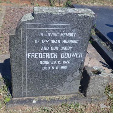 BOUWER Frederick 1926-1961