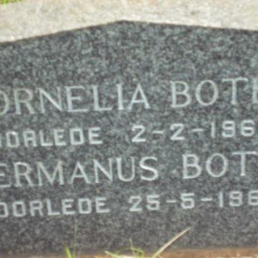 BOTES Hermanus -1965 &amp; Cornelia -1960