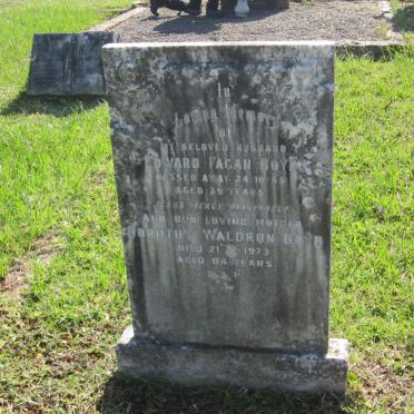 BOYD Edward Fagan -1955 &amp; Dorothy Waldron -1973