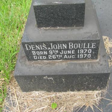 BOULLE Denis John 1970-1970