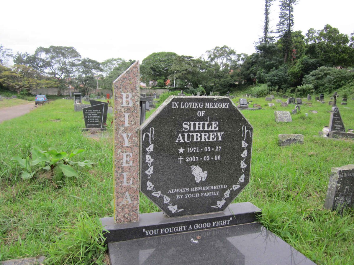 BIYELA Sihle Aubrey 1971-2007