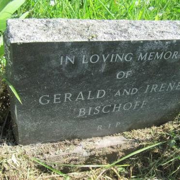 BISCHOFF Gerald Theophilus -1959 &amp; Irene Marie -1971