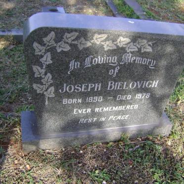 BIELOVICH Joseph 1890-1978