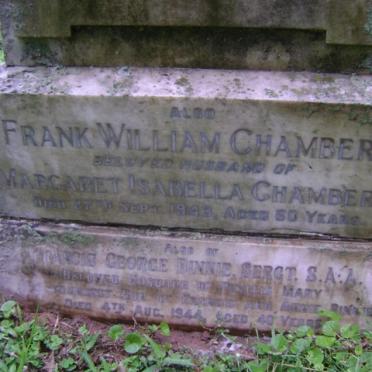 CHAMBERS Frank William -1948 :: BINNIE Francis George -1944