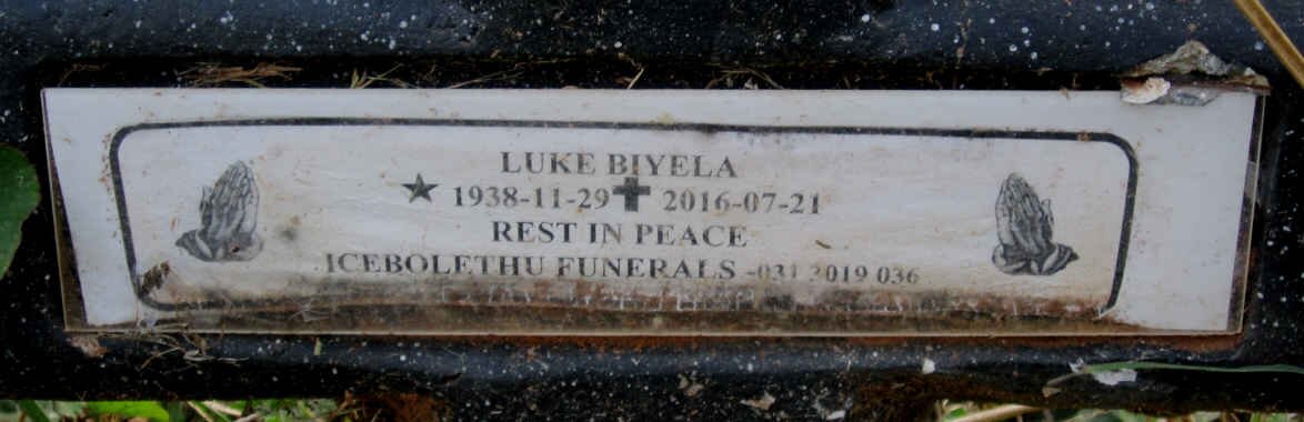 BIYELA Luke 1938-2016