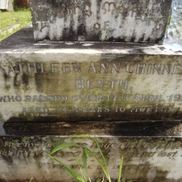 BLYTH Kathleen Ann Chinnery -1925