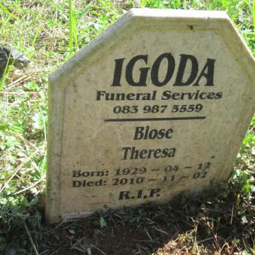 BLOSE Theresa 1929-2010