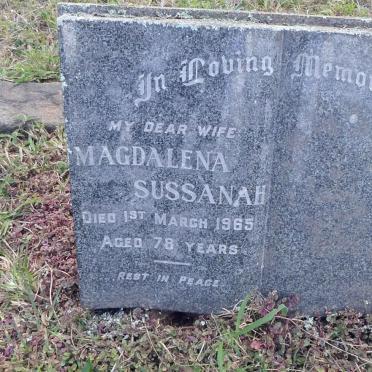 CHRISTENSEN Magdalena Sussanah -1965