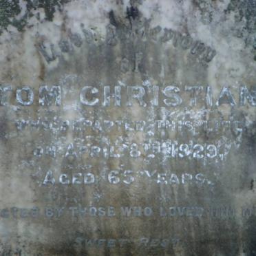 CHRISTIAN Tom -1929