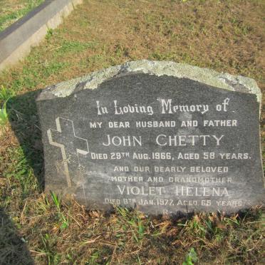CHETTY John -1966 :: CHETTY Violet Helena -1977