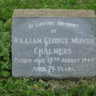 CHALMERS William George Munsie -1949