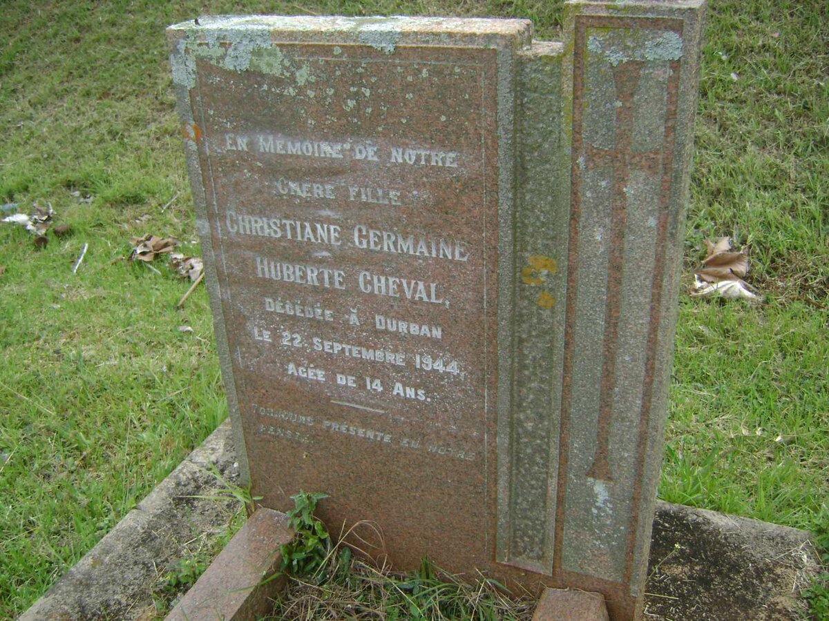 CHEVAL Christiane Germaine Huberte -1944