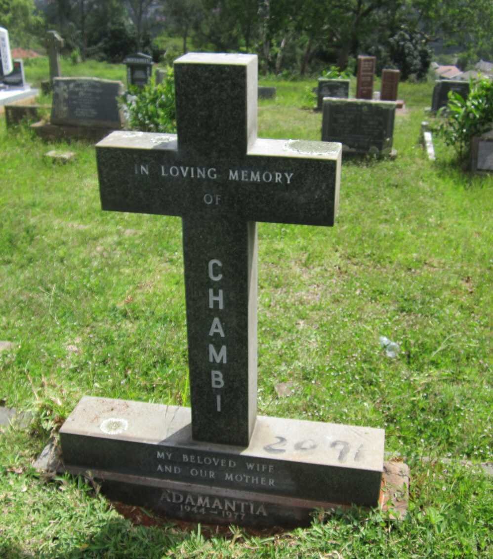 CHAMBI Adamantia 1944-1977