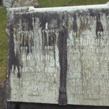 CHAMBERS Richard -1915 &amp; Helen -1919 :: SMITH Ronald James -1915