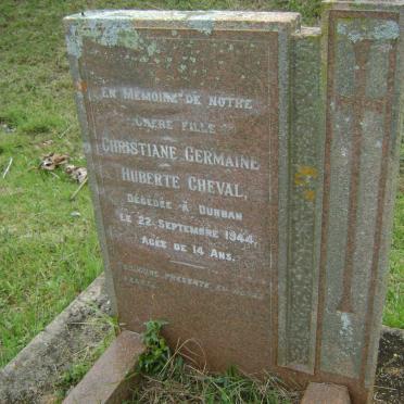 CHEVAL Christiane Germaine Huberte -1944