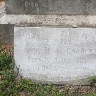 CHARLES Victor Teale 1903-1978