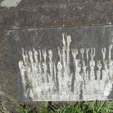 CLOETE Christian 1895-1933