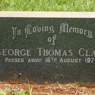 CLARK George Thomas -1972