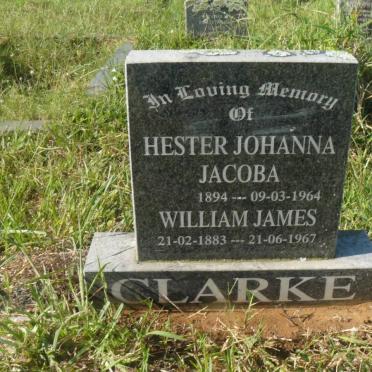 CLARKE William James 1883-1967 &amp; Hester Johanna Jacoba 1894-1964
