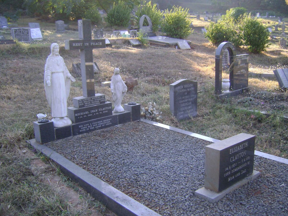 CLAYTON Michael Ivan 1942-2002 :: CLAYTON Elizabeth 1950-1951