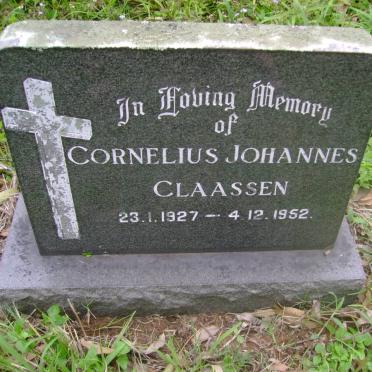 CLAASSEN Cornelius Johannes 1927-1952