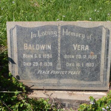 CROTS Baldwin 1894-1939 &amp; Vera 1899-1983