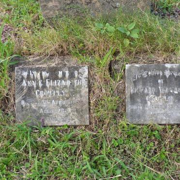 CROWLEY Richard Alexander -1953 &amp; Anne Elizabeth -1950