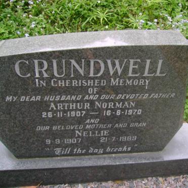 CRUNDWELL Arthur Norman 1907-1970 &amp; Nellie 1907-1989