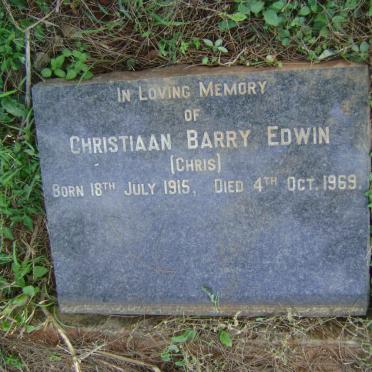 CRONJE Christiaan Barry Edwin 1915-1969