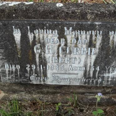 CURRIE G.H. -1935