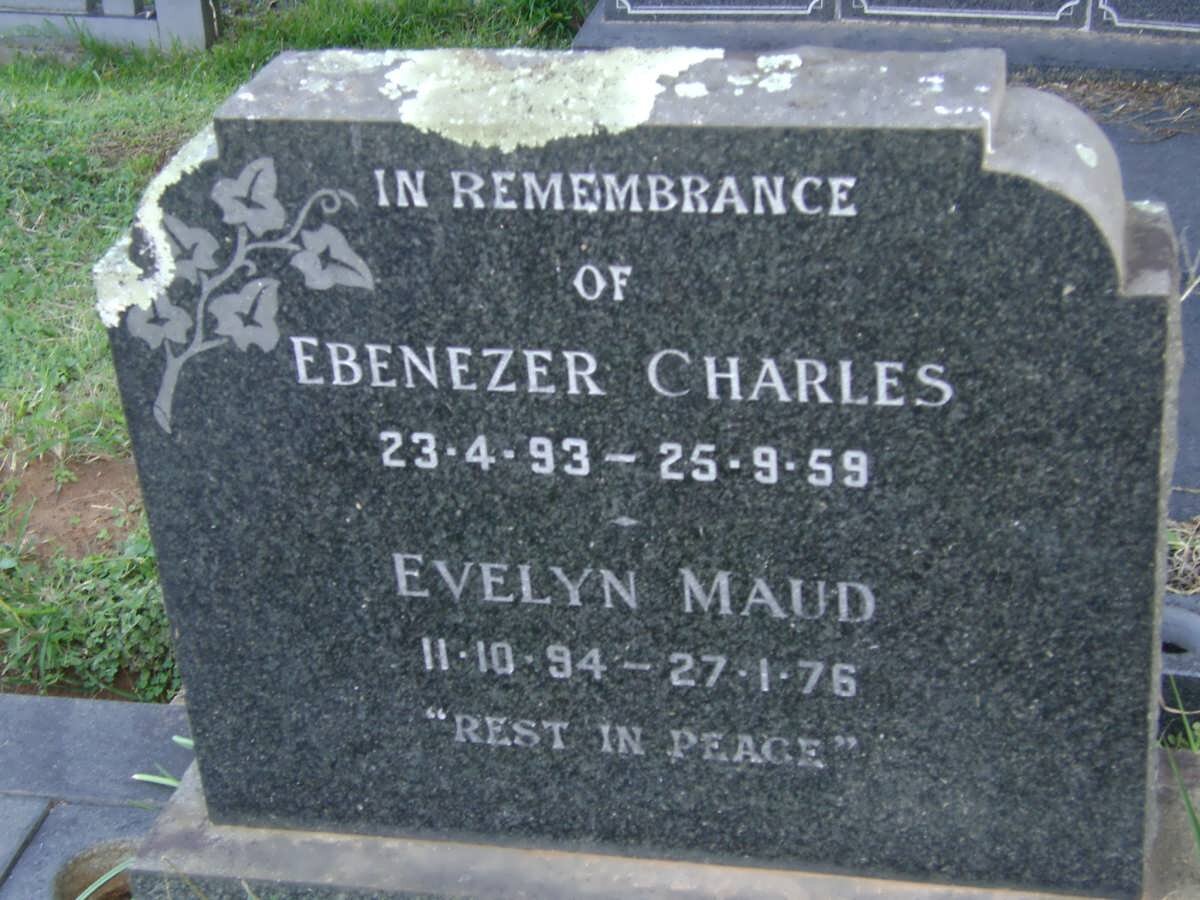 COLEMAN Ebenezer Charles 1893-1959 &amp; Evelyn  Maud 1894-1976