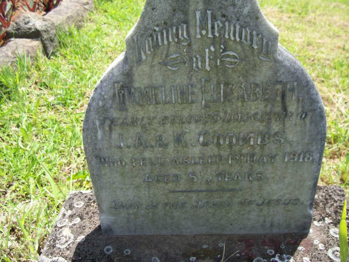COOMBS Emmeline Elizabeth -1918