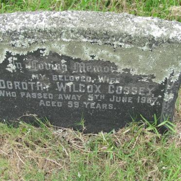COSSEY Dorothy Wilcox -1967